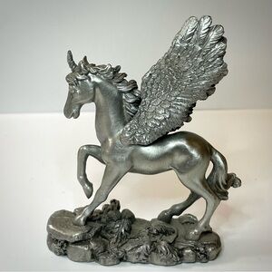 Pewter Pegasus  Metal Hand Cast Pewter Figurine